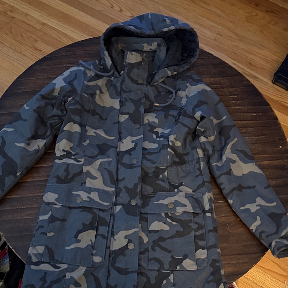 Natural Reflections Camouflage Jacket - Blue and Gray